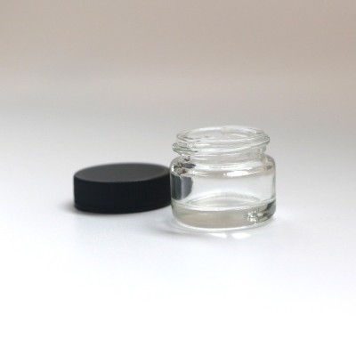 3ml 5ml 7ml 9ml Childproof Lid Cube Jar Eye Cream Jar square Glass Concentrate Jars