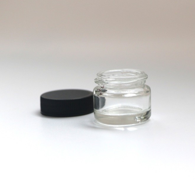 3ml 5ml 7ml 9ml Childproof Lid Cube Jar Eye Cream Jar square Glass Concentrate Jars