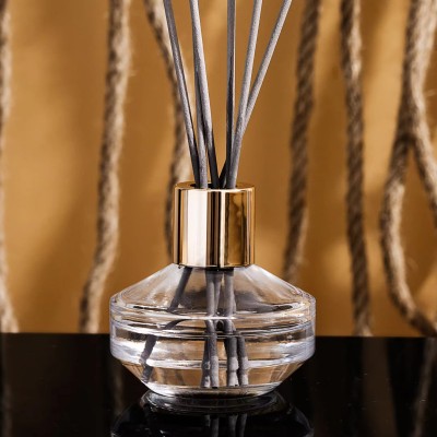 2024 New Product Empty Unique Shape Fragrance Bottles White Porcelain Aroma Diffuser Bottle for Indoor Ornaments