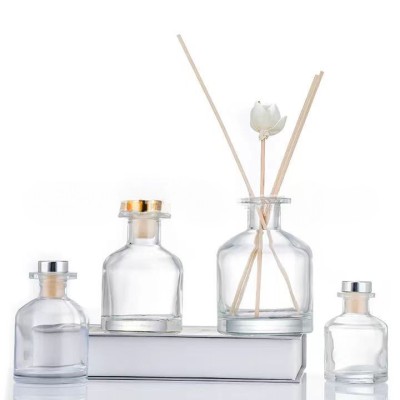Fashion Simple Home Glass Big Belly Aroma Bottle Empty Fragrance Non-fire Rattan Volatile Glas