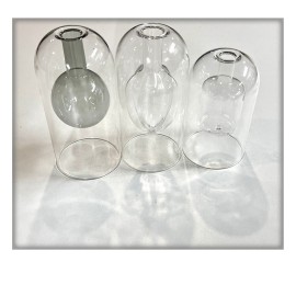 Hand Blown Double Layer Colorful Borosilicate Aromatherapy Empty Glass Fragrance Reed Diffuser Bottle 50ml 100 150