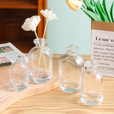 Retro Thickened Cut Glass Aromatherapy Bottle, Cassette , Non-flammable Essential Oil , Empty , Home And