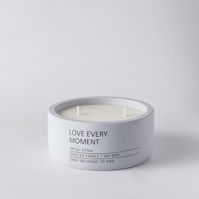 Custom Logo Modern Concrete Ceramic Luxury Candle Jar Small Candle Vessel for Candle Making