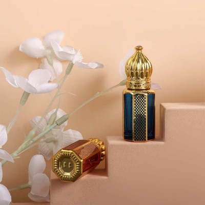 3ml 6ml 12ml Roller Ball Perfume Bottle 6ml Glass Roll on Attar Bottle With Design