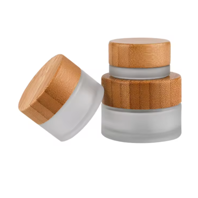 Wholesale Frosted Skincare Cosmetic Packaging 20g Glass Cream Jar