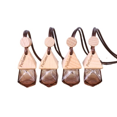 5ml 8ml 10ml 12ml 15ml 17ml Diffuser Car air Freshener Hanging Perfume Bottle Glass Aromatherapy Fragrance Essential Oil Pendant
