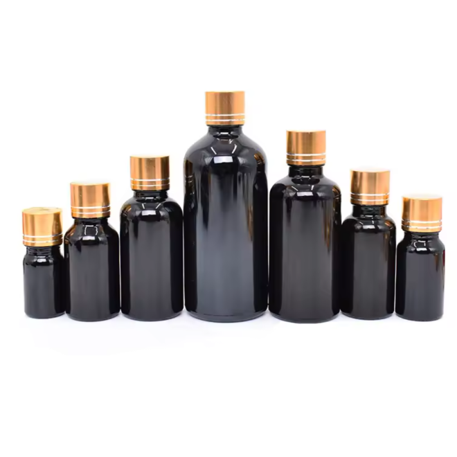 Black Essential Oil Bottles,black Essential Oil Glass Bottles,black Aluminium Bottle for Essential Oil