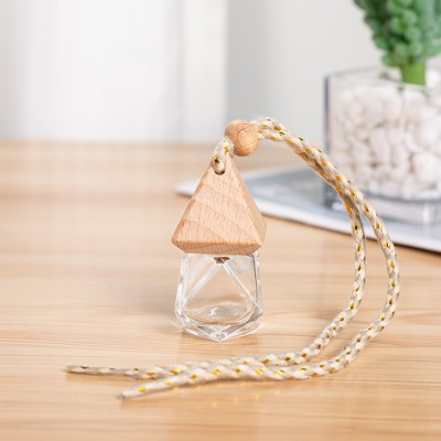 5ml 8ml 10ml 12ml 15ml 17ml Diffuser Car air Freshener Hanging Perfume Bottle Glass Aromatherapy Fragrance Essential Oil Pendant