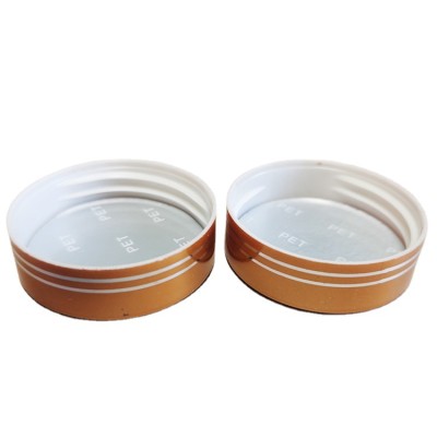 89-400 Brushed Aluminum Metal Shelled,brushed Gold Aluminum Lid,89/400 Metal 89mm Cosmetic Cap