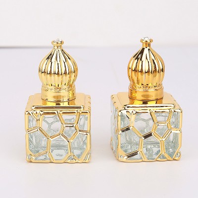 3ml 6ml 12ml Roller Ball Perfume Bottle 6ml Glass Roll on Attar Bottle With Design