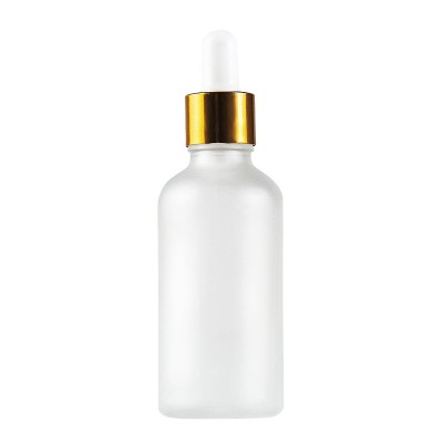 18-410 European Standard 100ml Multifunctional Unique Transparent Amber Glass Bottles with Dropper for Essential Oil