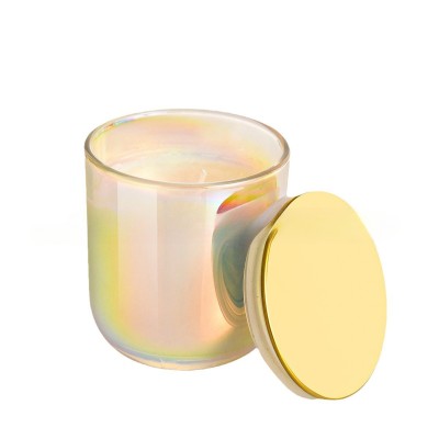 Cross-border simple colorful arc bottom candle cup empty diy scented holder bedroom atmosphere deluxe decoration