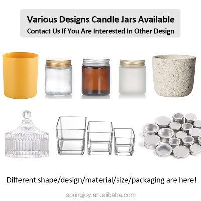 Classic Candle Vessel Jars Luxury Heat Resistant Borosilicate 500ML Glass Jar With Wooden Round Cork Ball Lids