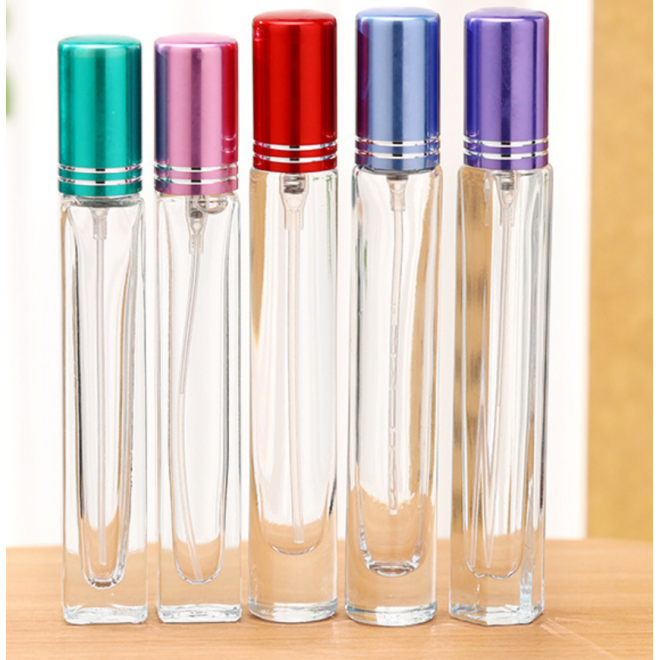 Empty 1ml 1.5ml 1.8ml 2.5ml Clear Mini Atomizer Mist Vial Sample Spray Glass Perfume Bottle