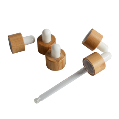 Hot Sale Glass Oil Dropper 18/410 20/410 Cosmetic Dropper Childproof Glass Dropper for Essential Oil Bottle