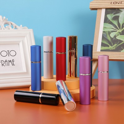 In Stock, 10ml Flat-head Perfume in Separate Bottles for Easy Carrying, With an Electrochemical Shell, Glass Inner Liner, Spray