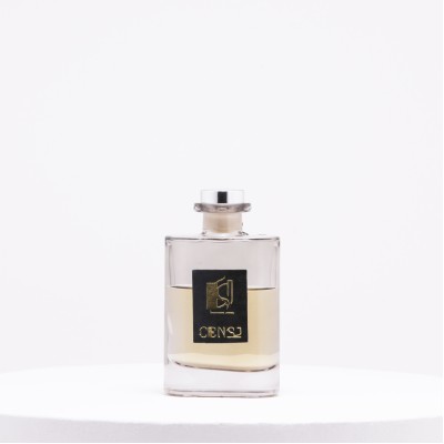 Private Label Hot Sale Square Shape Empty Jar Home Fragrance Glass Aroma Bottle Reed Diffuser