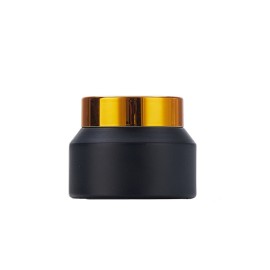 Guangzhou Manufacturer Cosmetic Manufacturers Cheap Empty Face Cream Jars in Gold Support Silk-screen Printing