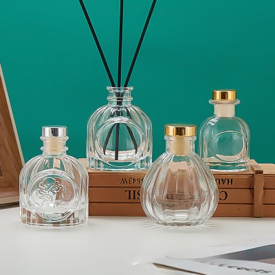 Non-fire Aromatherapy Empty Bottle Perfume Flower Dew Water Bottled for Household Living Room and Homestay Hydroponic Vase Glass