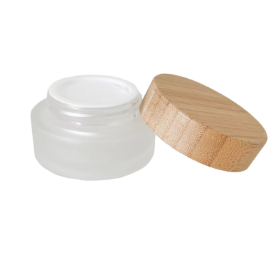 Wholesale Frosted Skincare Cosmetic Packaging 20g Glass Cream Jar