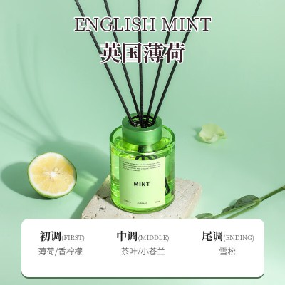 150ml Explosive Zuma Long Aroma Bottle Glass Empty Round Household Large Mouth Fire-Free Rattan Volatile Perfume