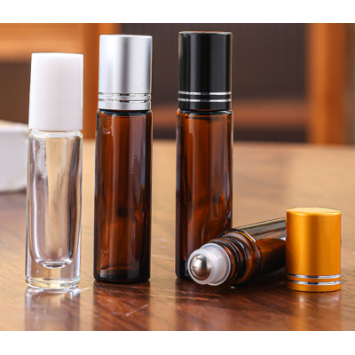 Tape Scale 10ml clear Perfume Roll-on Glass Bottles Skin Care Essence Oil Roll on Bottles