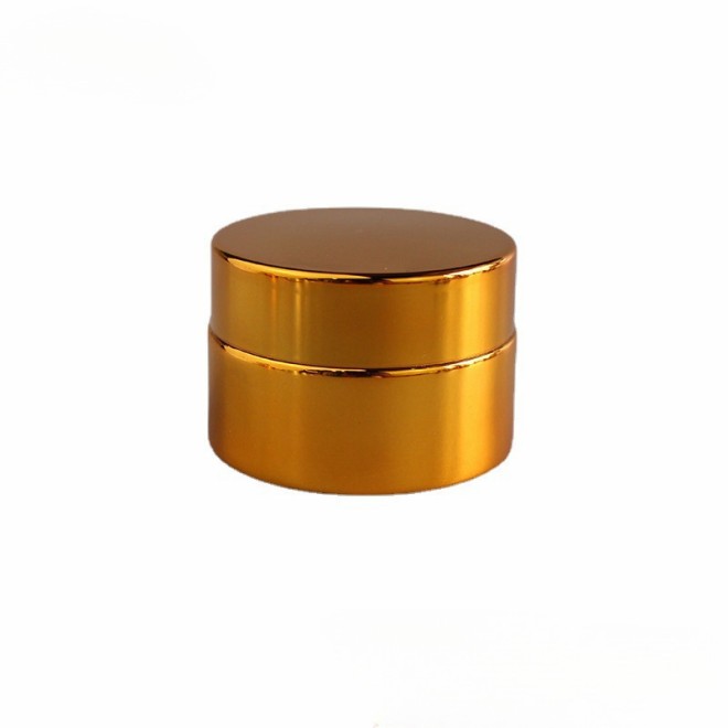 UV30g Classic Round Glass Electroplating Bottle 50g Skin Care Products d 20g Eye Silver