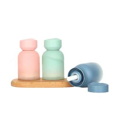 New in Stock Frosted Gradient Car Aromatherapy Bottle Glass Fragrance Expanding Empty Non-fire