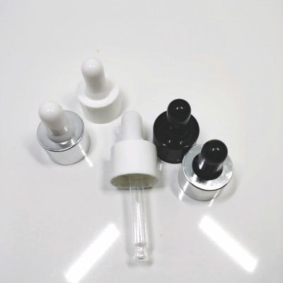 Hot Sell Luxury Transparent 15ml Empty Glass Essential Oil Screen Printing Personal Care Glass Dropper Bottle with Dropper Cap