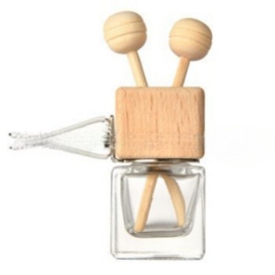 In Stock Car Air Outlet Perfume Pendant Glass Empty Bottle Hanging Aromatherapy