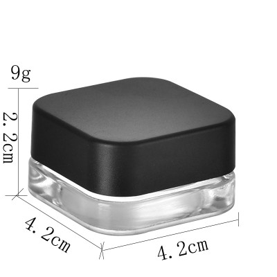 3g 5g 10g  Pigment Round Child Proof Safe Concentrates Glass Jars Blue Raw Material Child Resistant Glass Jar