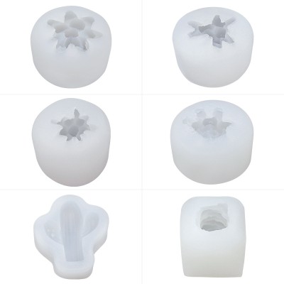 Handmade Aromatherapy Candle Mold DIY Soy Wax Candles Scented Silicone Succulent Soap Mold