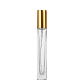 3ml Bottle 2ml 5ml 8ml 10ml Clear Tube Empty Vial Perfume Spray Mini Tester Glass Bottles With Golden Lids
