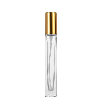 3ml Bottle 2ml 5ml 8ml 10ml Clear Tube Empty Vial Perfume Spray Mini Tester Glass Bottles With Golden Lids