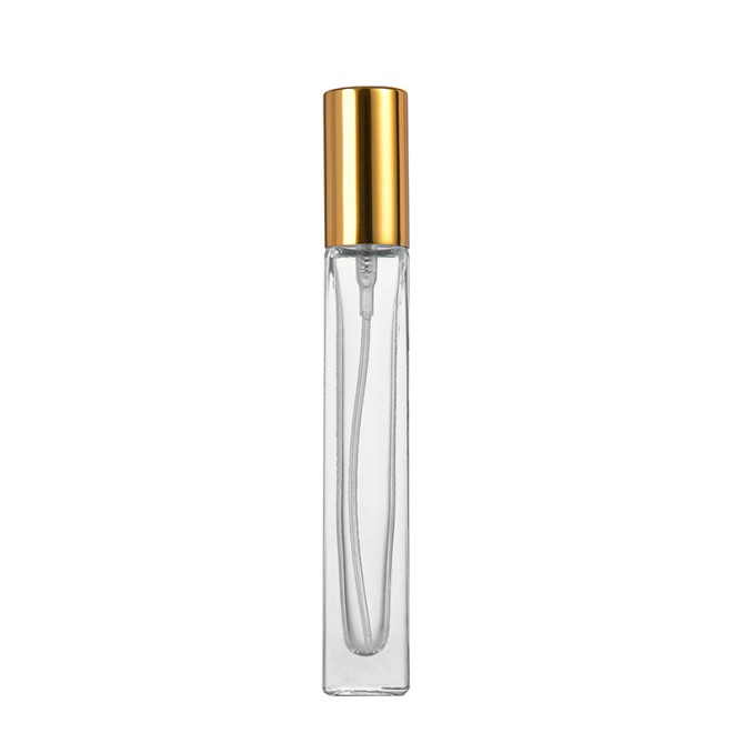 3ml Bottle 2ml 5ml 8ml 10ml Clear Tube Empty Vial Perfume Spray Mini Tester Glass Bottles With Golden Lids