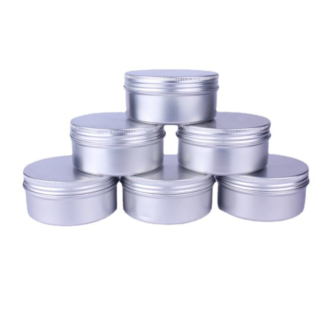Cookie Box Biscuit Metal Lip Balm Tea Tin,stainless Steel Round Custom Aluminum Tin,white Candle Coin Soap Tobacco Caviar Tin