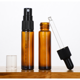 Tape Scale 10ml clear Perfume Roll-on Glass Bottles Skin Care Essence Oil Roll on Bottles