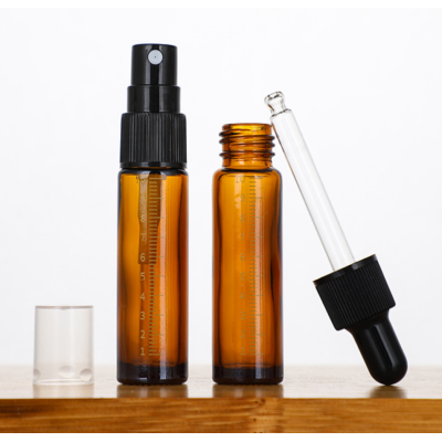 Tape Scale 10ml clear Perfume Roll-on Glass Bottles Skin Care Essence Oil Roll on Bottles
