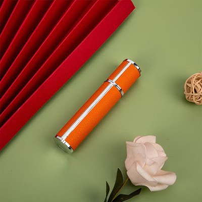 10ml Perfume Portioning Bottle, Press-type Lambskin Detachable Portable Travel Sample Spray , Empty