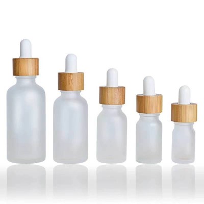 18-410 European Standard 100ml Multifunctional Unique Transparent Amber Glass Bottles with Dropper for Essential Oil