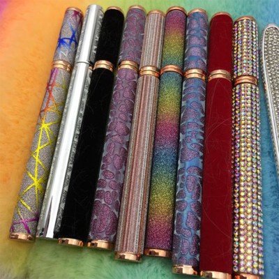 Wholesale Adhesive Eyeliner Glue Pen Waterproof Liquid Eye Liner Magic Pencil Custom Logo Strip Eyelash Glue Eyelash Makeup Work