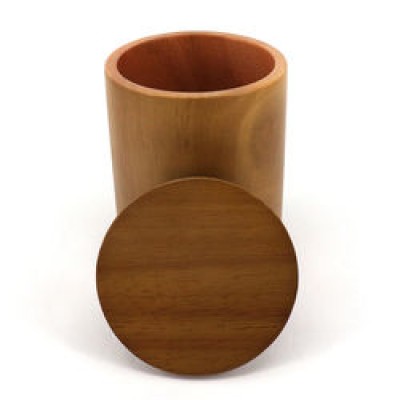 Factory Direct Supply Customized Wooden Jar Wooden Candle Jar or Wooden Storage Container D90*110mm
