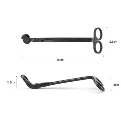 Stainless Steel Candle Wick Trimmer Scissors Handmade Candle Making Trim Wick Cutter Clipper Candle Extinguishing Tool