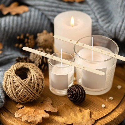 Wholesale Candle Wick Wooden Holders for DIY Candle Making Wicks Center Device Wick Centering Tool Customized Candle Accessories