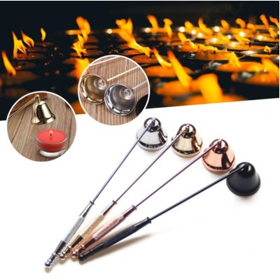 Stainless Steel Straight Tube Candle Snuffer Wick Trimmer Candles Cover Hand Tools Accessories Safely Extinguish