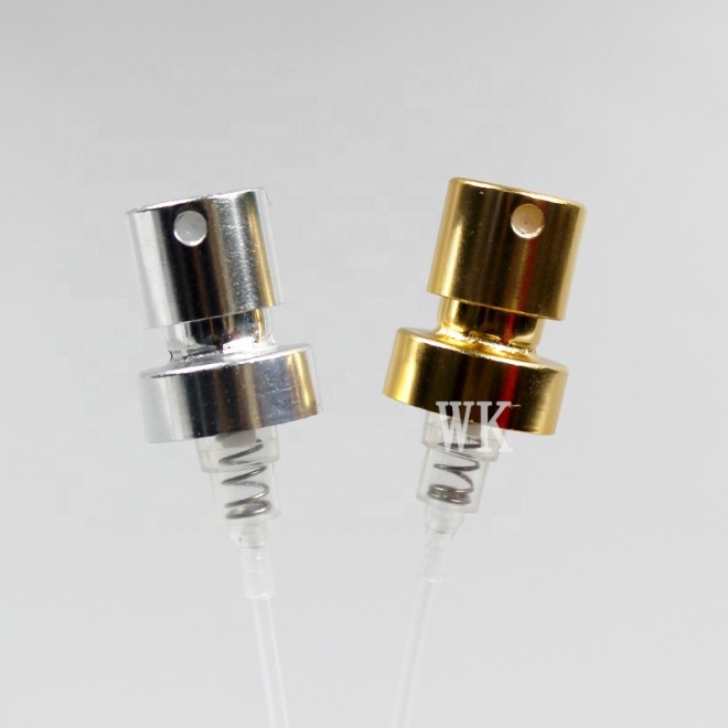 Snap Perfume Sprayer 15mm Large Spray Volume Snap Nozzle Aluminum Sprayer Fine Mist Perfume Pump  Snap on Metal Sprayer Head