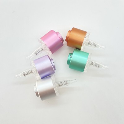 Wholesale Custom Fine Mist Sprayer Flip Top Cap Perfume Pump Head Children's Use Empty Perfume Bottle Plastic Aluminium