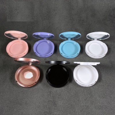 Multicolor Powder Box Empty Single or Double Layer Puff Eye Shadow Tray Cosmetic Packaging Box with Split Design in Stock