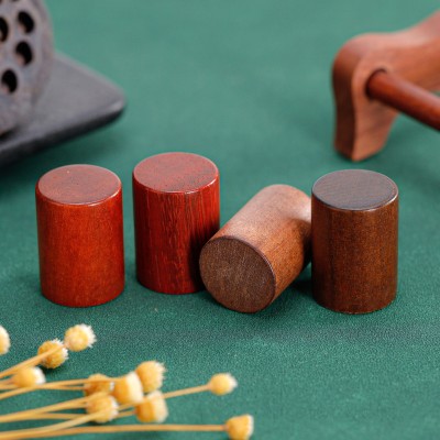 Wholesale Simple Wooden Lid Custom Bamboo Perfume Cap 15mm Perfume Bottle Caps Wood Lids for Perfume Bottles