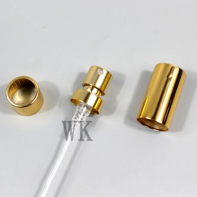 Snap Perfume Sprayer 15mm Large Spray Volume Snap Nozzle Aluminum Sprayer Fine Mist Perfume Pump  Snap on Metal Sprayer Head